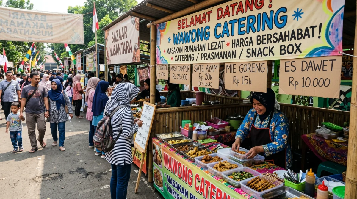 katakata untuk bazar makanan
